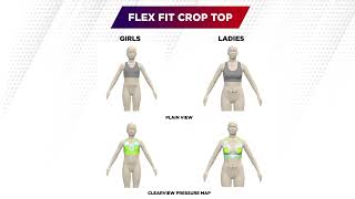 NEW 3D SIZE GUIDE | Flex Fit Crop Top