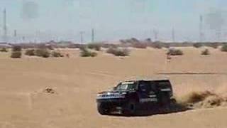 Robby Gordon Testing Dakar Hummer