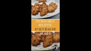 Fabuleuse Recette D'Accras De Morue #shorts