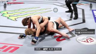 Punishing A Cheesy Player W/ Grappling ☆EA Sport UFC 2☆