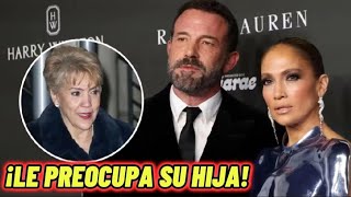 La madre de Jennifer Lopez le habría aconsejado divorciarse de Ben Affleck