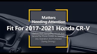 How to update Phone Holder for Honda CR-V 2017-2021?