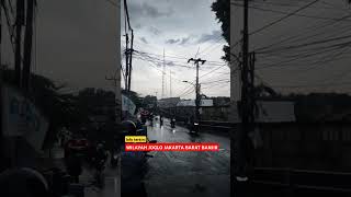 WILAYAH JOGLO JAKARTA BARAT BANJIR, CARI ALTERNATIVE JALUR LAIN.. #breakingnews #news #flood #rain