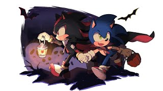 Sonadow Halloween. Weresonadow: “Mira beso ay dios” de Sonadow vampires: “Esa calabaza mira”