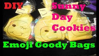 Birthday Emoji Goody Gift Bags By Sunny Day Cookies Kids Crafts How to DIY