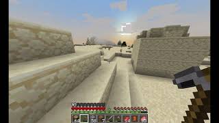 I FOUGHT I found a Village #hardcore #minecraft