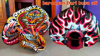 membuat barongan dari busa ati atau spon // mudah cepat dan keren