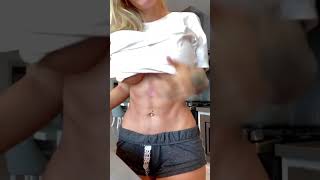 miya malkova hot model after abs workout 🔥#shorts