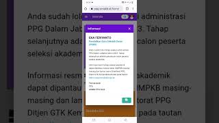 Masih Menunggu Tampilan Cetak Kartu Ujian Seleksi Akademik PPG DALAM JABATAN tahun 2023 di SIMPKB