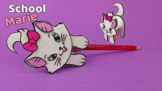 🙀 How to Decorate Pencils ✏️ Marie Theme