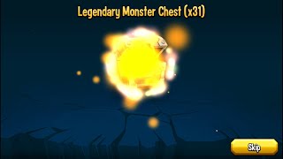 MONSTER LEGENDS GOLDEN PUMPKIN CHEST OPENING