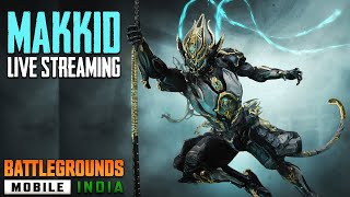 MAKKID GAMING - Malayalam & Hindi 😂 Rank Push 😍 - BGMI -  Live Streaming#