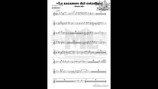 La sacamos del estadio - banda ms (partitura) #partitura #partiturasonline #music #partituraspdf