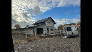 Коробка дома в Саввино. Процесс строительства