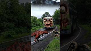 Amazing❗❗ TRUCK FUSO ZOMBIE🧟 🧟Truk Oleng, Truck Gost, Monster #shorts #youtubeshorts