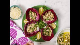 Radicchio Cups with Garden of Life Collagen Peptides