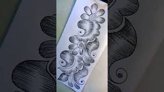 mehndi design on paper / paper mehndi design 2022 #shorts  #ytshorts #mehndishorts