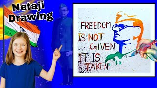 Republic Day Poster Drawing easy | How to draw republic day drawing | Indian flag scenery drawing