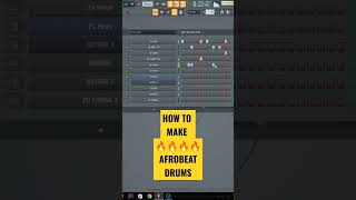 HOW TO MAKE AFROBEAT DRUMS IN FL 20 #afrobeats #afropop #drums #flstudio #producer #beats #howto