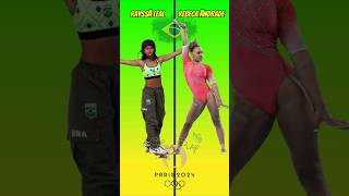 PK XD | RAYSSA LEAL vs REBECA ANDRADE - QUAL DELAS VOCÊ PREFERE? #pkxd #shorts #olimpiadas