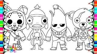 Fortnite New Coloring Pages / Coloring Fortnite Characters / NCS Music