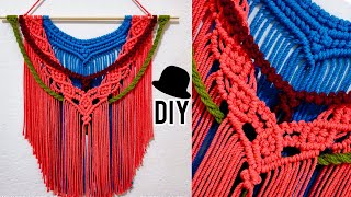 👉#EP7 | I Tried The Trendiest Colorful Wall Art | Macrame Wall Hanging 🎨