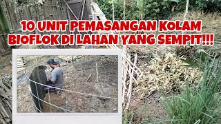 DI BAWAH KANDANG AYAM, DI ATAS KOLAM BIOFLOK UNTUK PENDEDERAN IKAN IKAN AIR TAWAR!!!