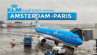 KLM Intra-European Experience | Amsterdam - Paris | Economy Class | Boeing 737-800