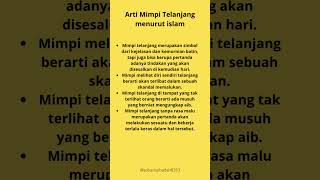 Arti mimpi telanjang menurut islam#kumpulan#shorts #@sabarituibadah8353