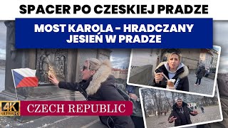 Spacer po czeskiej Pradze - Most Karola - Hradczany - Złota uliczka - Praga Walking Tour 4k 🌞🌞