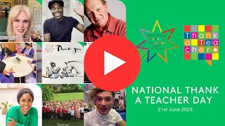 National Thank A Teacher Day 2023 Advert