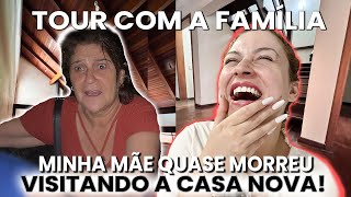 MINHA FAMÍLIA FOI CONHECER A CASA NOVA! Duda Fernandes