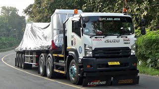 Truk Pantura Minggu Sore di Tanjakan Panceng