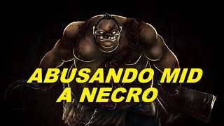 ABUSANDO MID CON PUDGE EN CONTRA DE UN ABUELO DOTA 1