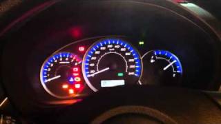 Subaru Forester 2011 dash lights