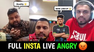 GOLDY BHAI and SID Angry 🚨 Full Insta Live | Goblin New Lineup 😱😳