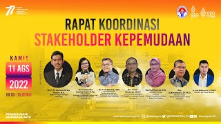 Rapat Koordinasi Stakeholder Kepemudaan (11 Agustus 2022)