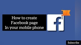 How to create Facebook page | create Facebook page | Facebook page kaise banaye mobile se