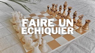 DIY ÉCHIQUIER RAPIDE ( idée cadeau FÊTES DES PÈRES)