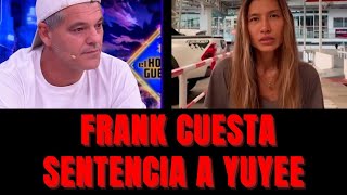 Frank Cuesta sentencia a Yuyee: "De mí no vas a comer más"