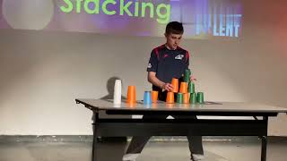 Sport Stacking at School Talent Show [Recorded in October 2022]