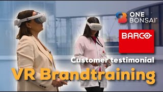 Barco x OneBonsai - VR Brandbestrijding Testimonial