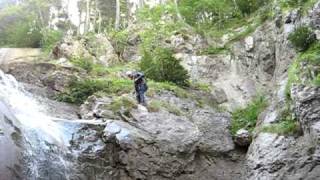 Salto Barranco Lapazosa ,Pirineo Aragonés