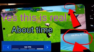 Android  Fornite mobile 120 Fps gameplay ( its Finally here!)