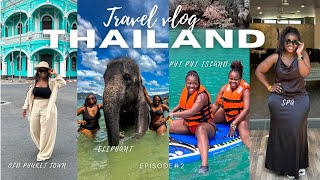 THAILAND TRAVEL VLOG #02: PHI PHI ISLAND, SNORKELLING, ELEPHANT FEEDING, OLD PHUKET TOWN, SPA DAY