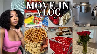 MOVE-IN VLOG | EP. 3 GROCERY SHOP W/ ME, NEW GAMES, & SURPRISE FLOWERS FT. LUVMEHAIR| Shalaya Dae