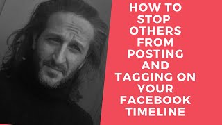 How to stop People from Posting on Your Facebook Wall (Timeline)