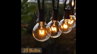 25FT Patio string light Christmas Chinese product