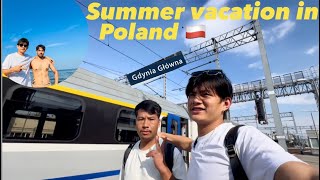 SUMMER VACATION FIRST DAY IN Gdynia  Poland🇵🇱 With My Brother @pembavlog