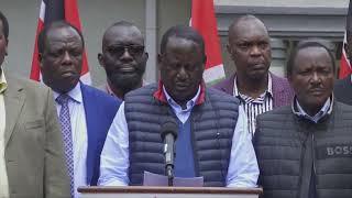 RAILA ODINGA ADDRESSES THE NATION FROM KAREN. #railaodinganewstoday, #raila #kenyanews